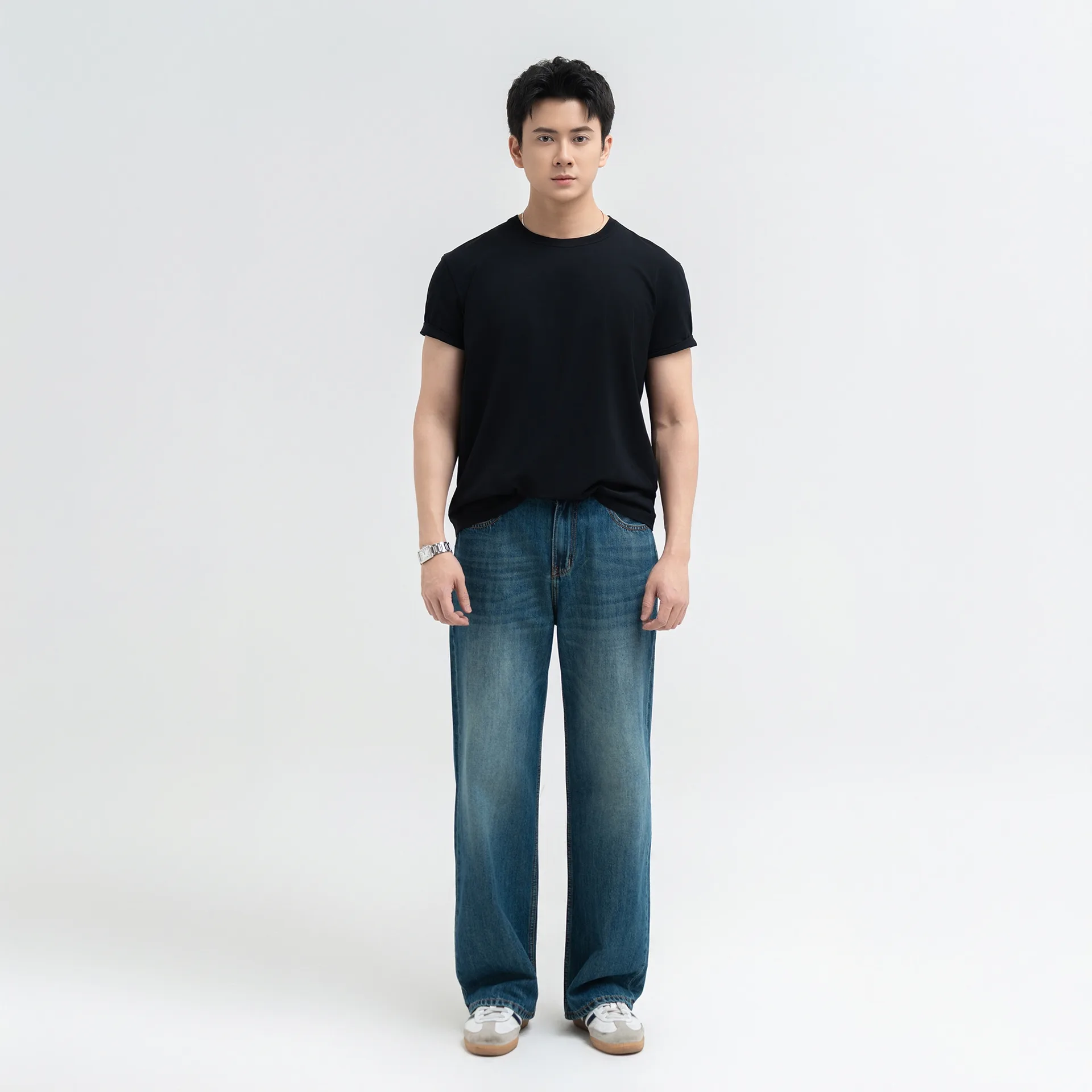 Quần jeans Relaxed Fit HAVENSA ống suông