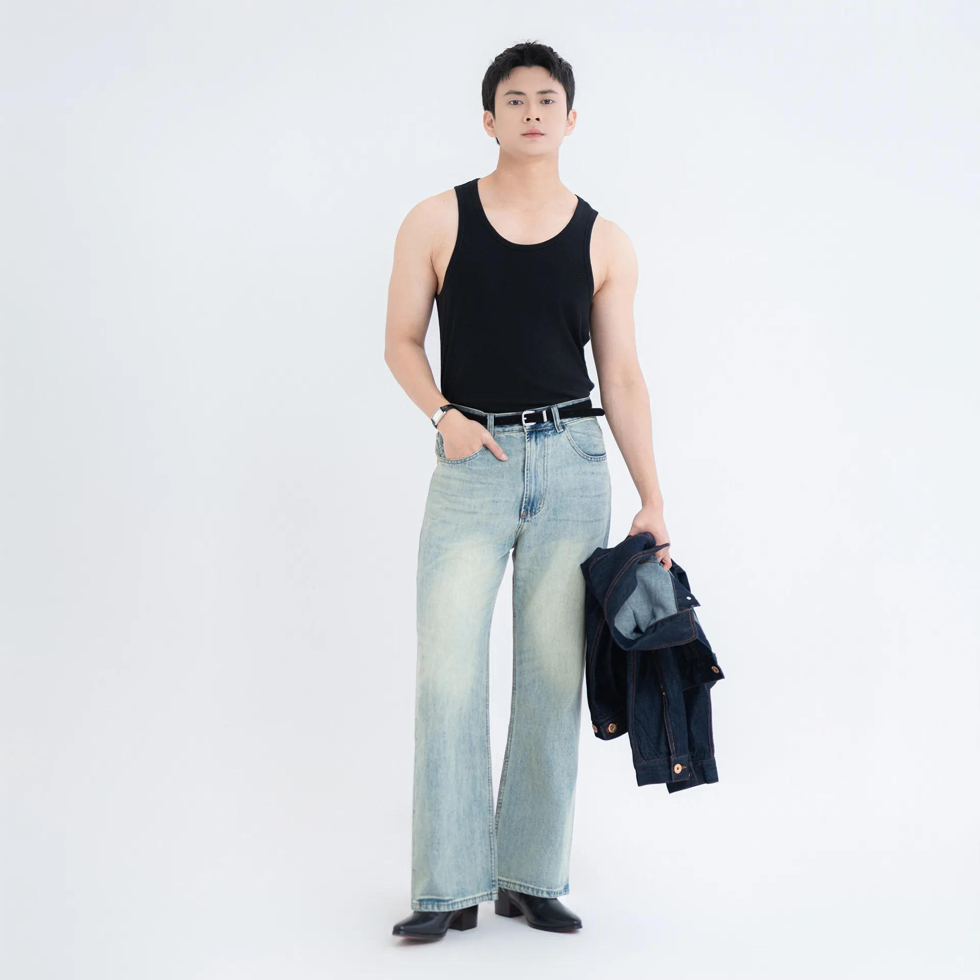 Quần jeans Bootcut HAVENSA loe nhẹ