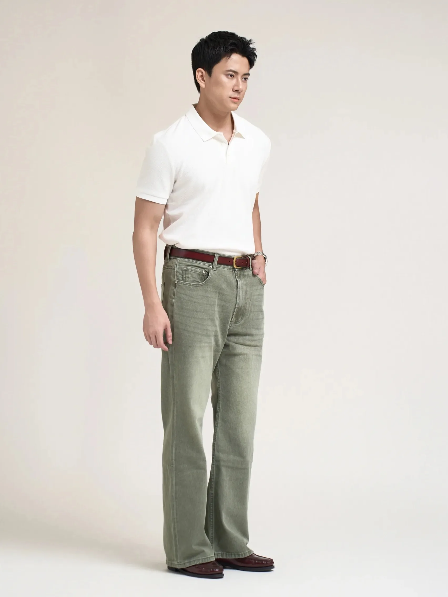 SS4 - BOOTCUT JEANS 100% COTTON