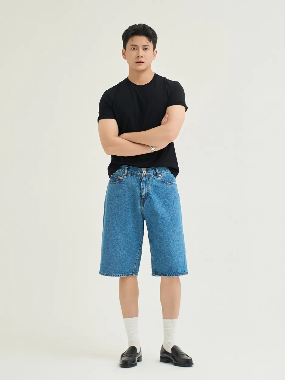Quần short jean HAVENSA ống lửng