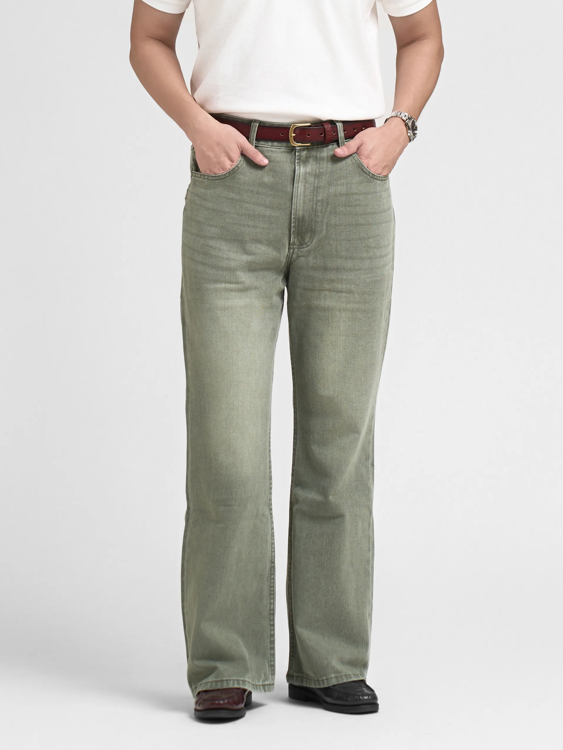 SS4 - BOOTCUT JEANS 100% COTTON
