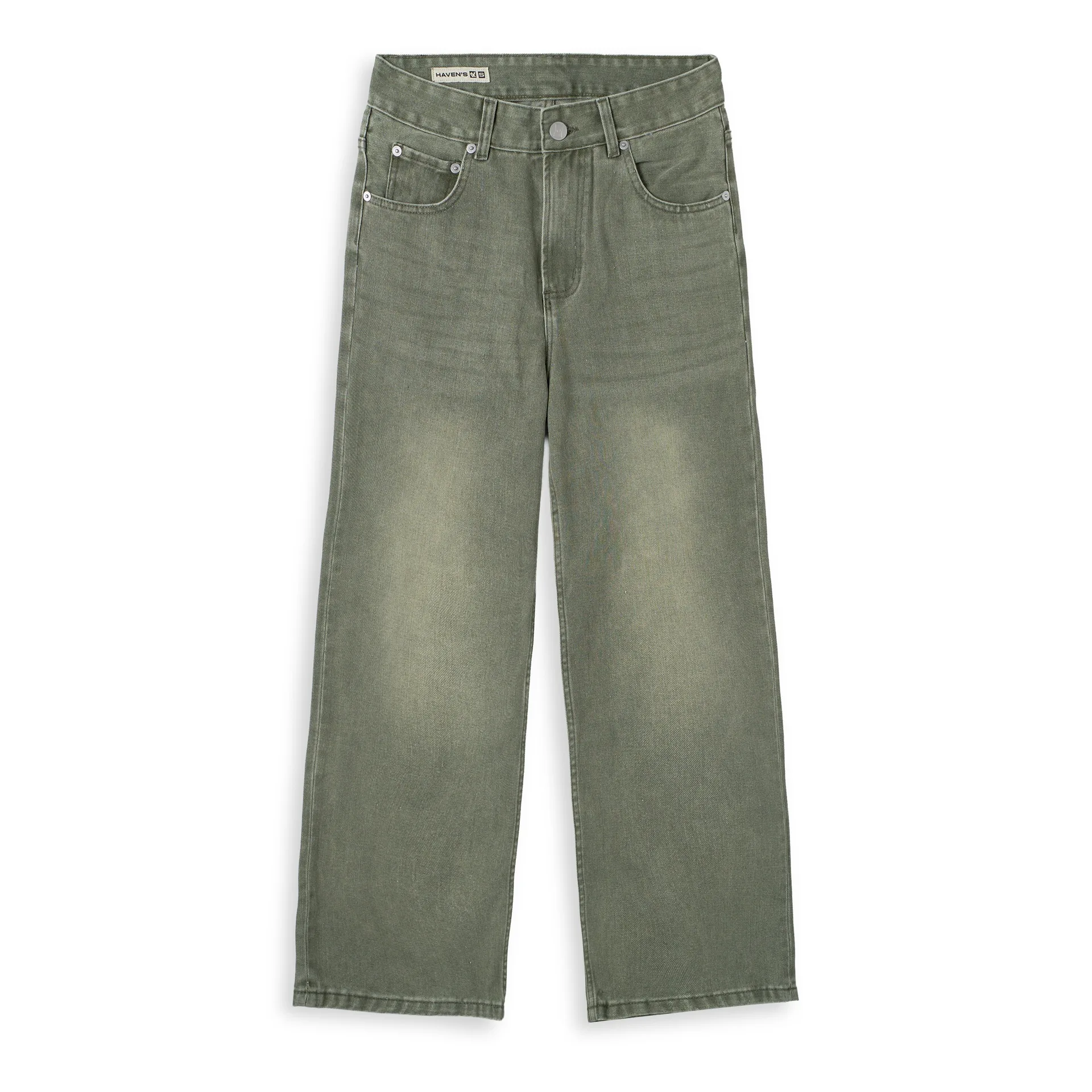 Quần relaxed jeans nam HAVENSA 100% cotton